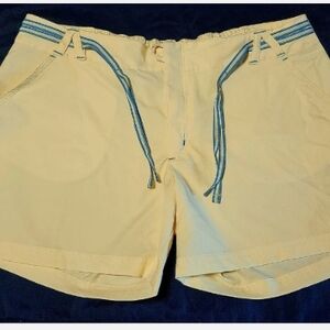 Nike Yellow and Blue Athletic Shorts